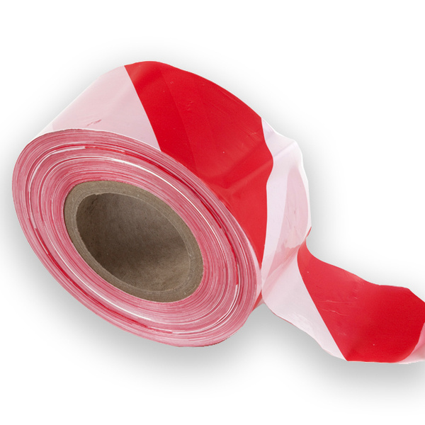 No Adhesion PE Detectable Red Cordon off Warning Tape