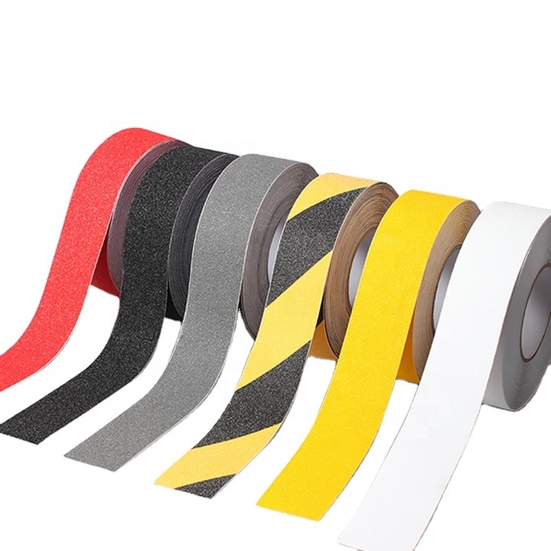 Waterproof Black High Rubber Self Adhesive Backed Concrete Grip Anti Slip Tape Black