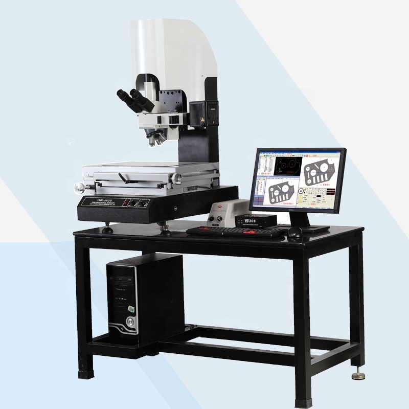 Quick scanning electron measuring microscope with industrial camera