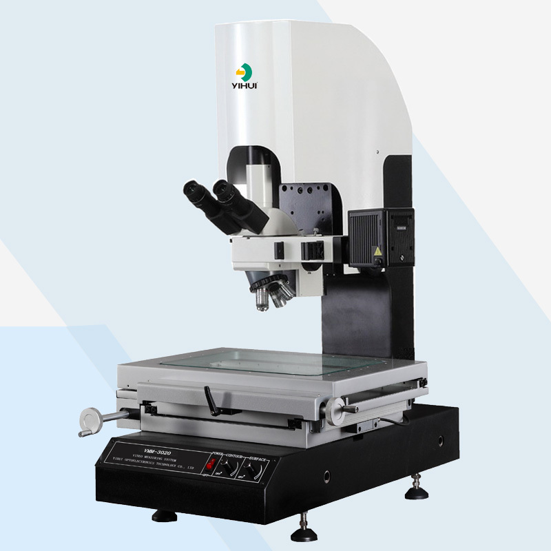 Quick scanning electron measuring microscope with industrial camera