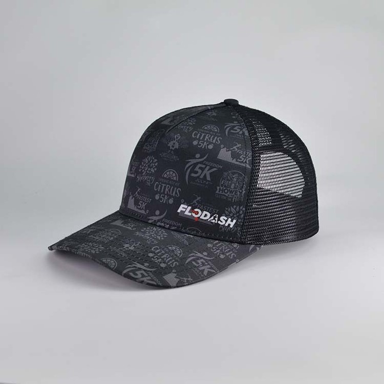 Custom  5 Panel Sport Baseball Cap,Digital Printing Mesh Trucker Sublimation Logo Screen Printed Richardson 112 Trucker Hats