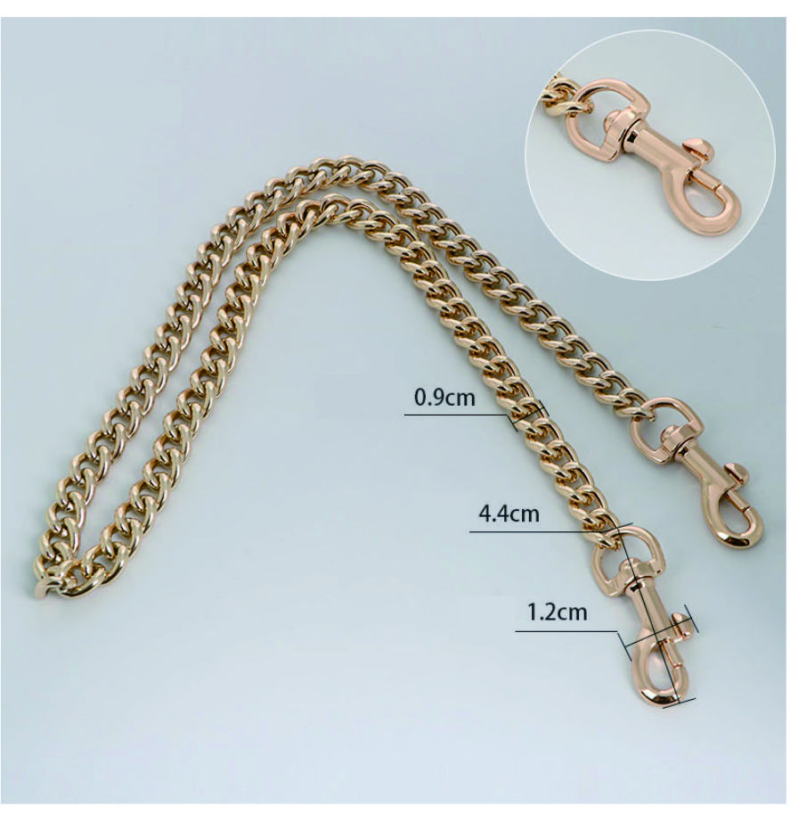 Hook Pour Sac Wholesale Wallet Handbags Purse Strap Gold Link Key Bags  Buckle Chain Straps Crossbody Metal Chains For Bag