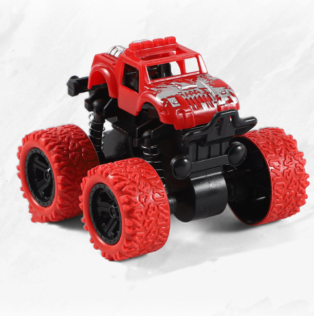 Wholesale Mini Plastic Inertial four-wheel drive off-roadstunt roll toy car for Children car model