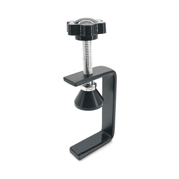 Factory  Customized Metal Stand Desk Adjustable Bracket Hooks U Shaped Shelf Supports Black White Desk Metal Holders