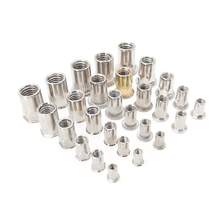 M3 M4 M5 M6 M8 M10 M12 Wholesale CSK Flat Reduced Head Stainless Steel Rivet Nut Carbon Steel Rivet Nut Blind Rivet Nut