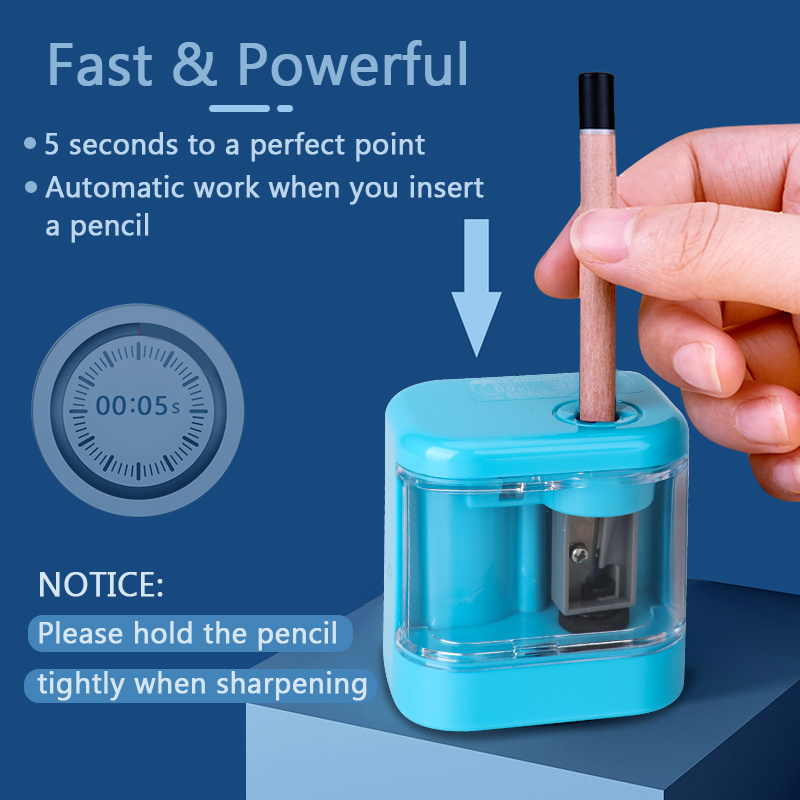 2023 hot sale electric pencil sharpener sharpener pencil school supplies stationery