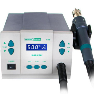 861DW Intelligent hot air gun disassembly soldering station power 1000W large air volume voltage 220V/110V