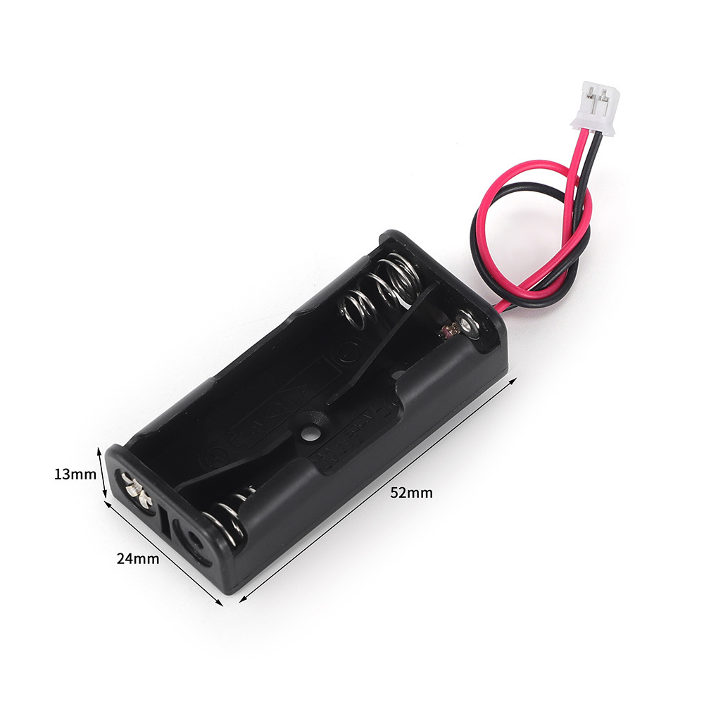 AAA Dual Battery Box 3V Precision Fit Bare3V Pre-Wired Instrumentation for Toy Applications 150mm Case with No Cover Wire