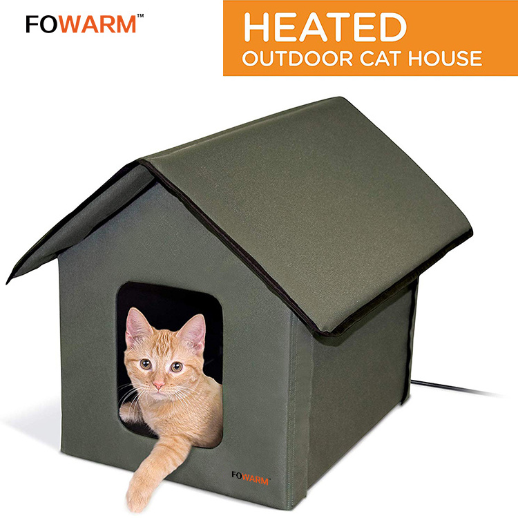 Hot Selling Pet products Outdoor Portable Washable Heated dog cat house