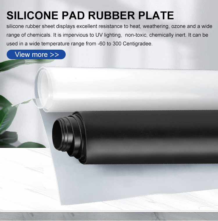 industry insulation rubber pad anti-static silica gel plate fluororubber gasket seal customization