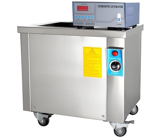 Ultrasonic metal oil and wax cleaning machine