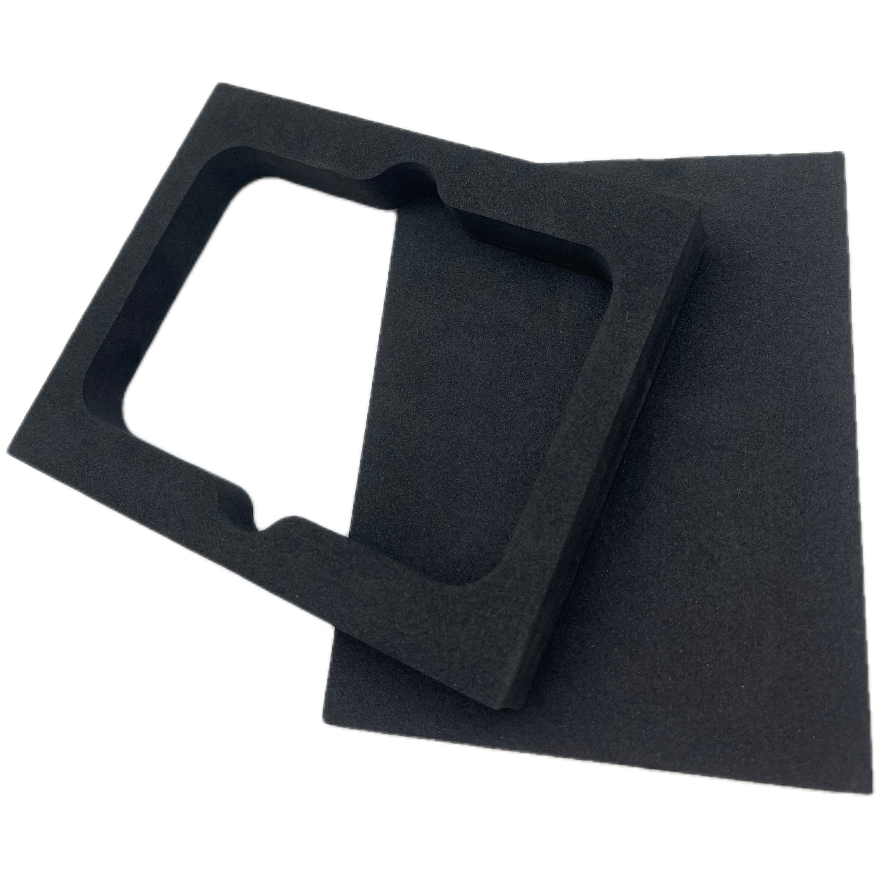 Customized Sponge  Insert Black Foam Insert Packing Foam For Electronics