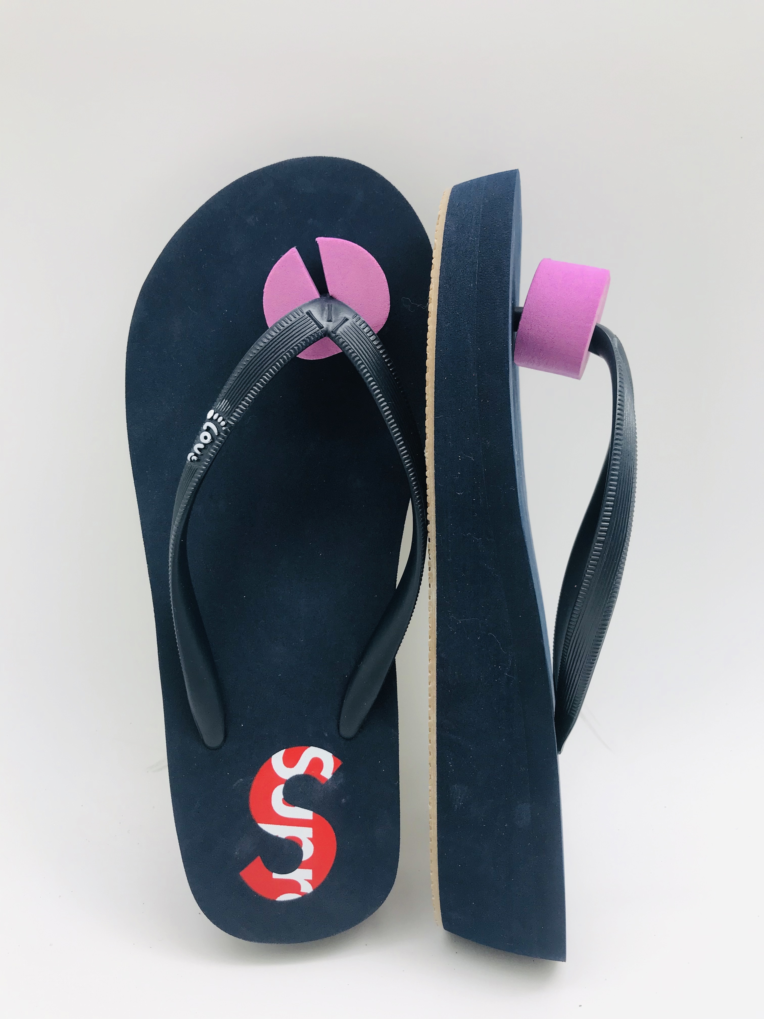 comfortable new style women high heel eva flip flops