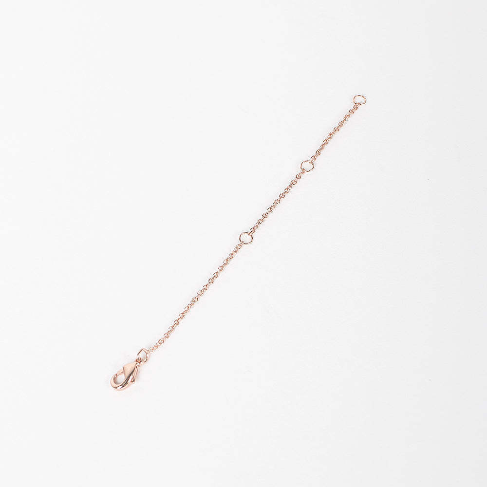 Stainless Steel Rose Gold Necklace Extensions Add on for Jewelry findings lengthen chain link add to your necklace or bracelet