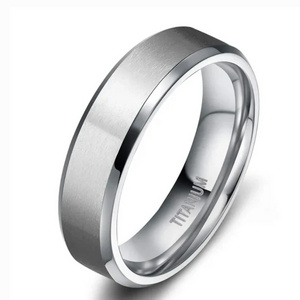 Inspire Stainless Steel Jewelry Coolstyle Jewelry 4mm, 6mm or 8mm Brushed Silver Titanium Unisex Rings Engagement Wedding Band