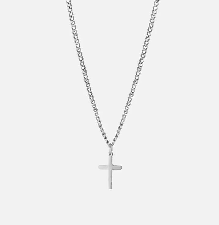 Inspire Jewelry Stainless steel Personalised CROSS NECKLACE silver waterproof pendant for mens and women jewelry wholesale new