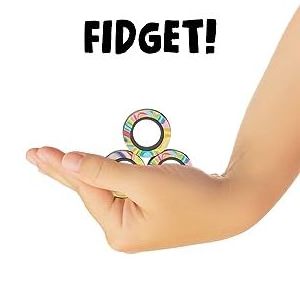 Magnetic Rings AntiStress Fidget Toy 3pcs Magic Ring Tool Bracelet Finger Spinner Rainbow Color Kids Adult Decompression Toy