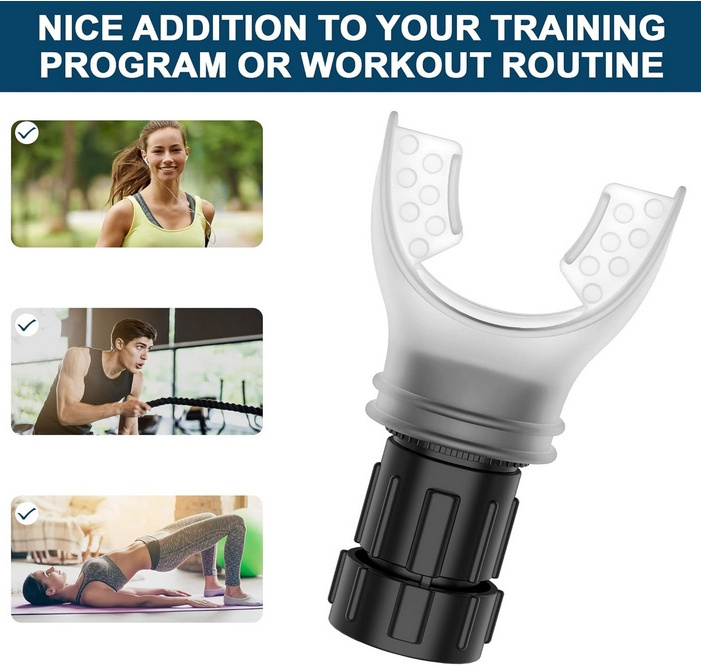 Portable Lung Trainer Breathing Trainer Exercise Lung Respirator Fitness Equipment Outdoor Expiratory Exercise Tool Healthy Care