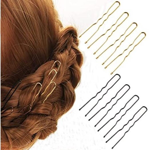 Wholesale Black Blonde Metal Hair Pins U Shape Girl Bobby Pins Accessories For Hair Decoration