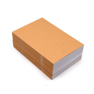 Wholesale Customized Logo Exercise Book a5 kraft brown cover paper page journal notebook for school