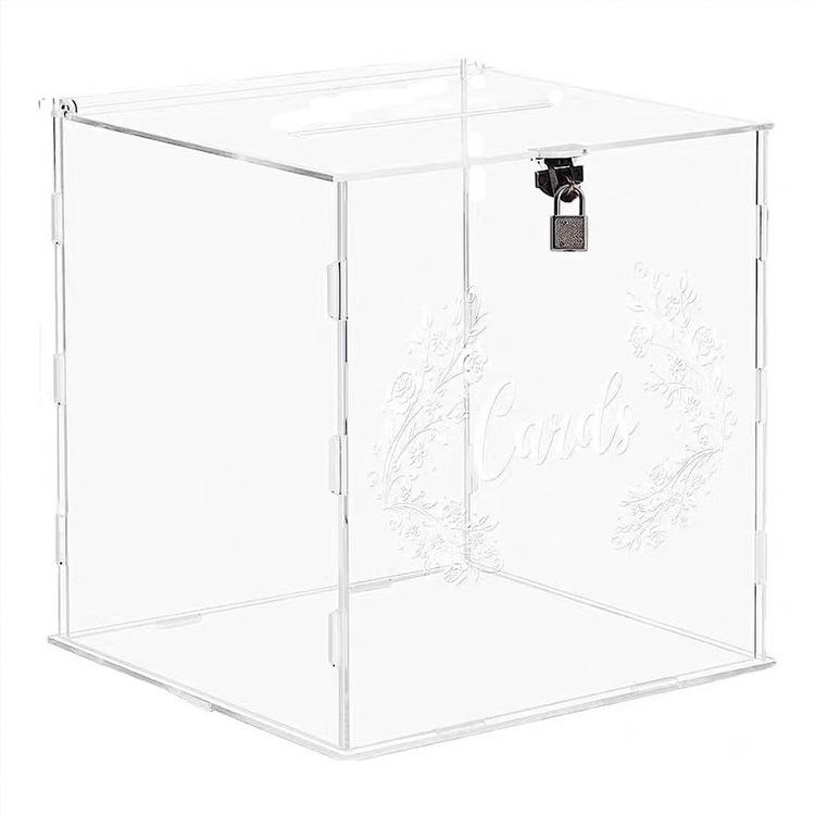 Anime Game Card Storage Box Acrylic Transparent Dustproof Box Graded Card Display Mini Snap Protective Display Case