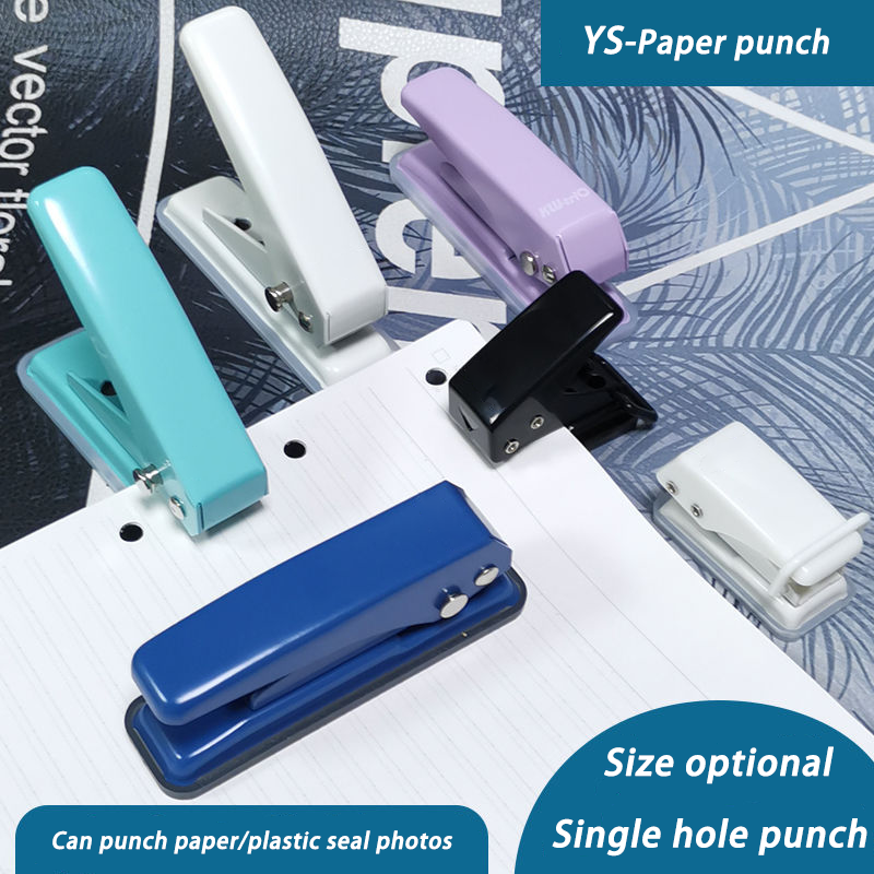 Complimentary Machine Paper Mini Paper Crimper Tool Effortless Kids Craft Punch Single Hole Paper Puncher