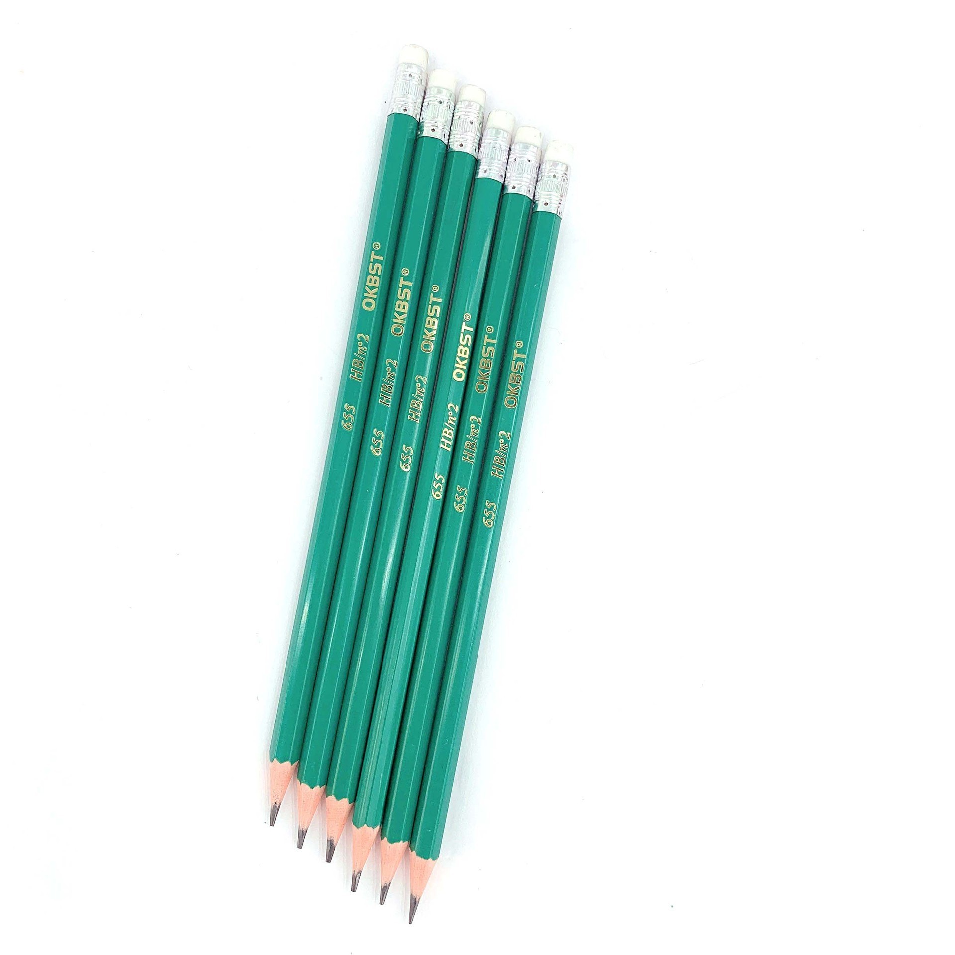 Manufacturers Supply Students Learning Supplies Environmental Protection Non-Toxic Plastic Wood Hex Bar Hb Pencil