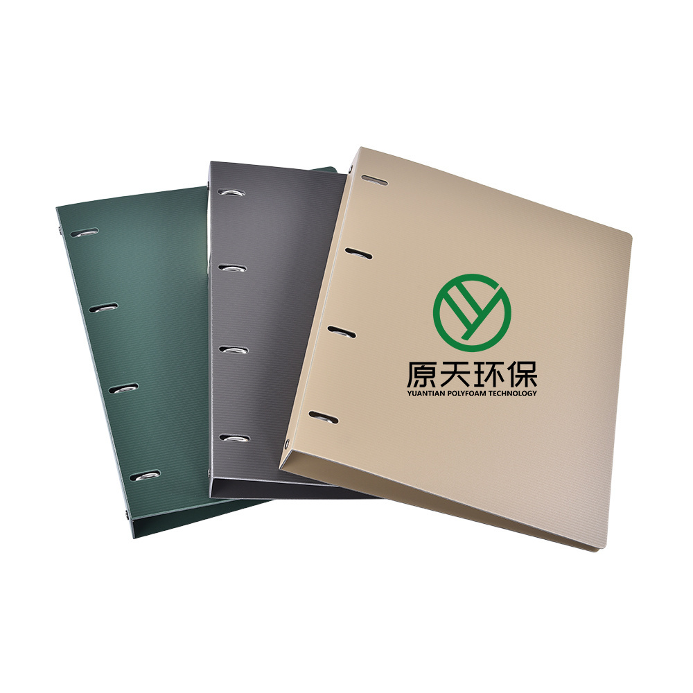 Manufacturers Supply Office School Document Storage PP Plastic Hardcover Custom A4 4 Ring Binder For A6