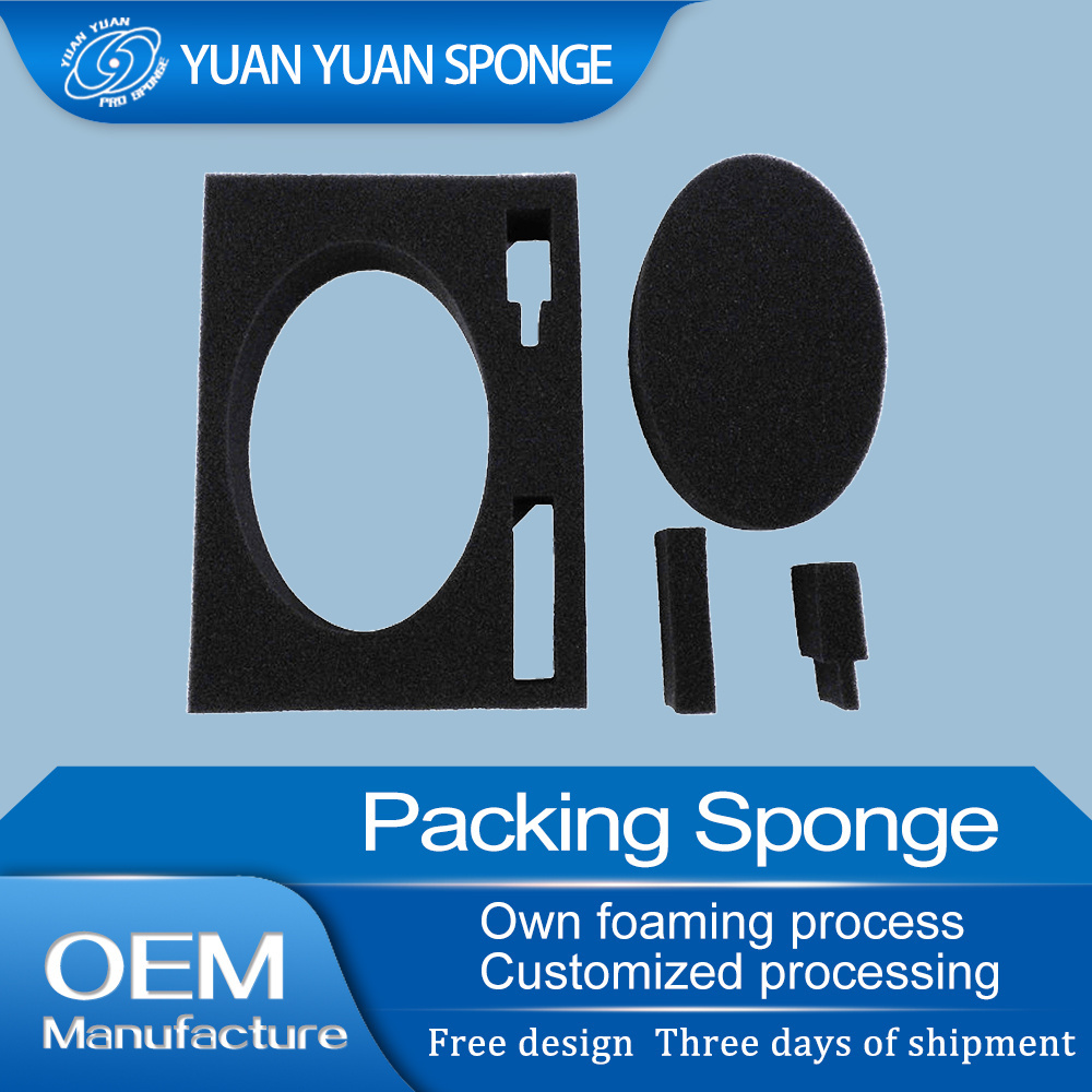 Black Foam Sheet Cut Out Shape Protective Candle Boxes Insert Packaging Material Custom Packaging Insert Layer Protector