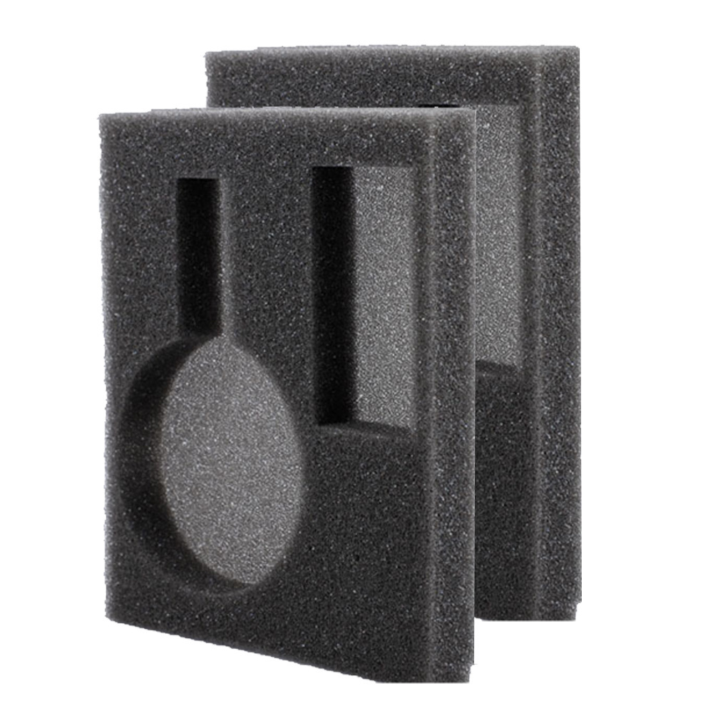 Good Shock Absorbing Protective Sponge Package Box Foam Inserts Black Presentation Display Pad