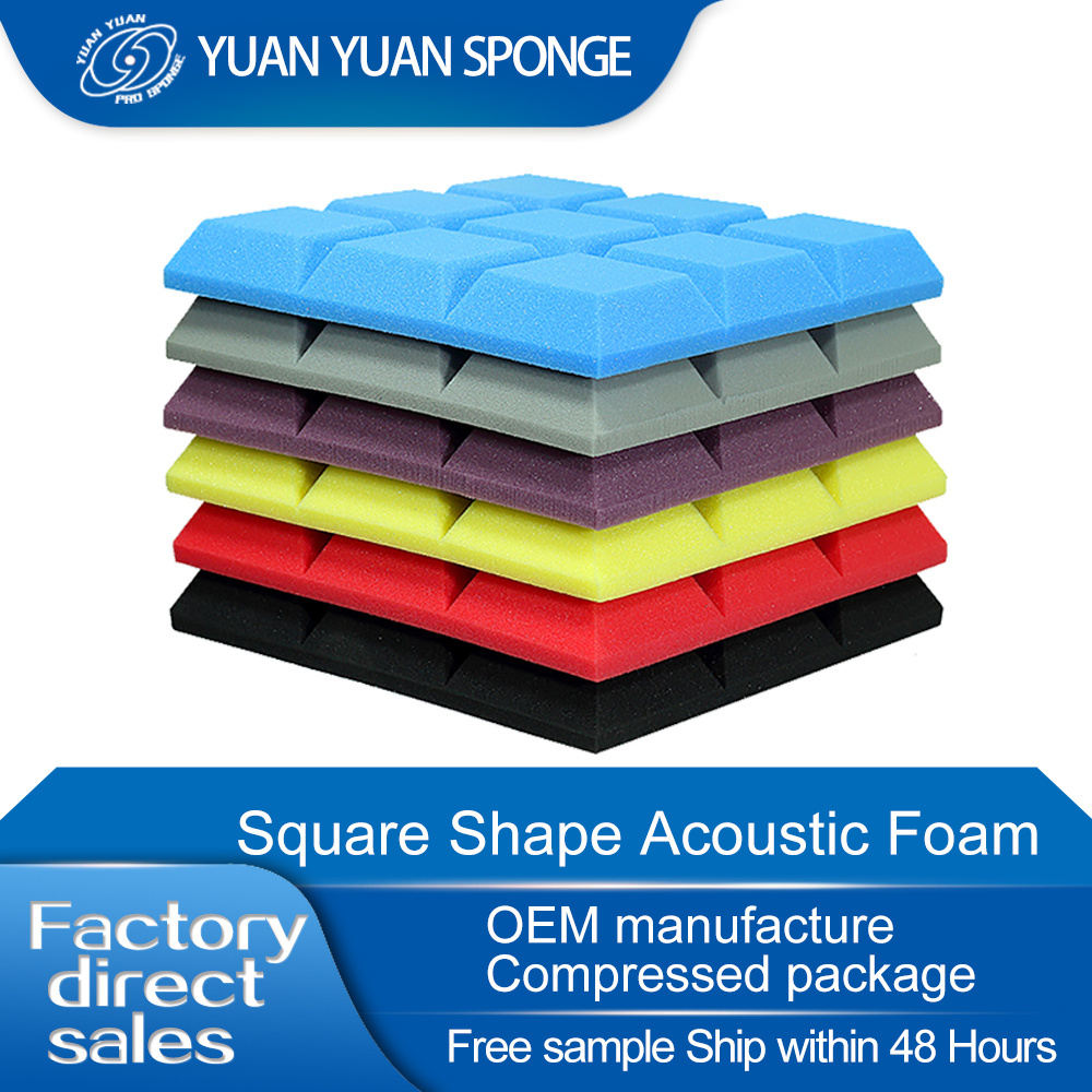 YuanYuan Wholesale Self Adhesive Noise Cancelling Wall Panels Soundproof Wall Panels Acustic Foam Panel For Sound Booth