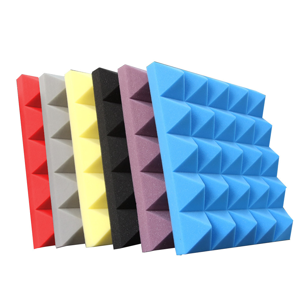 Low Cost Ktv Sound Proofing Fireproofing Sound Booth Acoustic Panels Divide Wall Decoration Foam For Recording Room Sound Proof