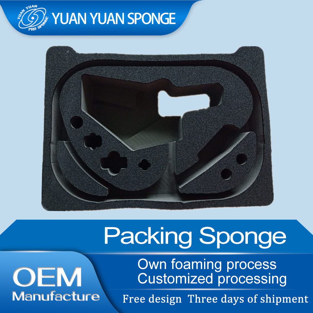 Factory Customizable 100% Polyurethane sponge packaging foam for camera or accessories