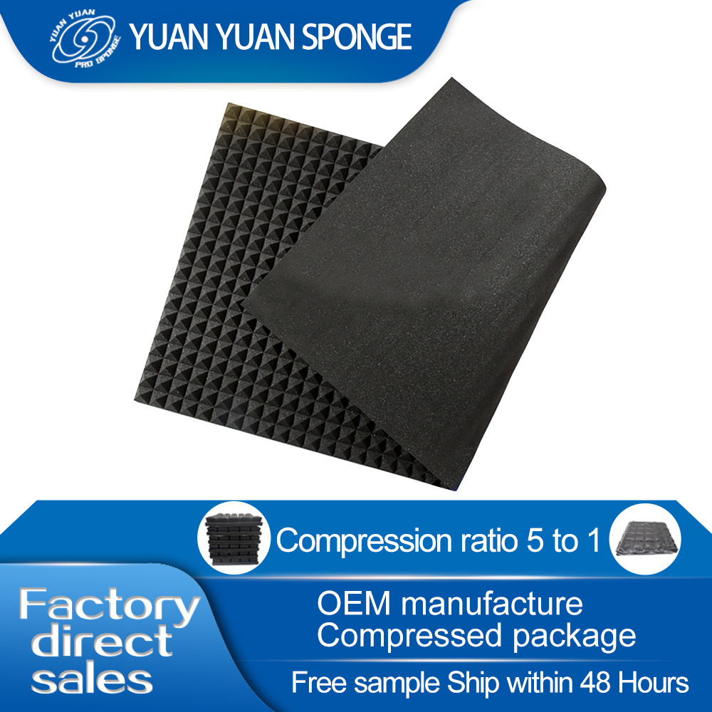 Dongguan Factory Sound Proof Insulation Board Pyramid Foam Soundproofing