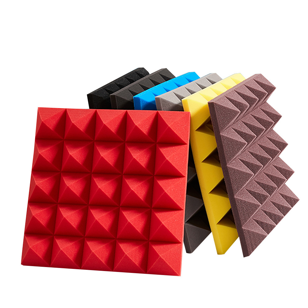 Low Cost Ktv Sound Proofing Fireproofing Sound Booth Acoustic Panels Divide Wall Decoration Foam For Recording Room Sound Proof