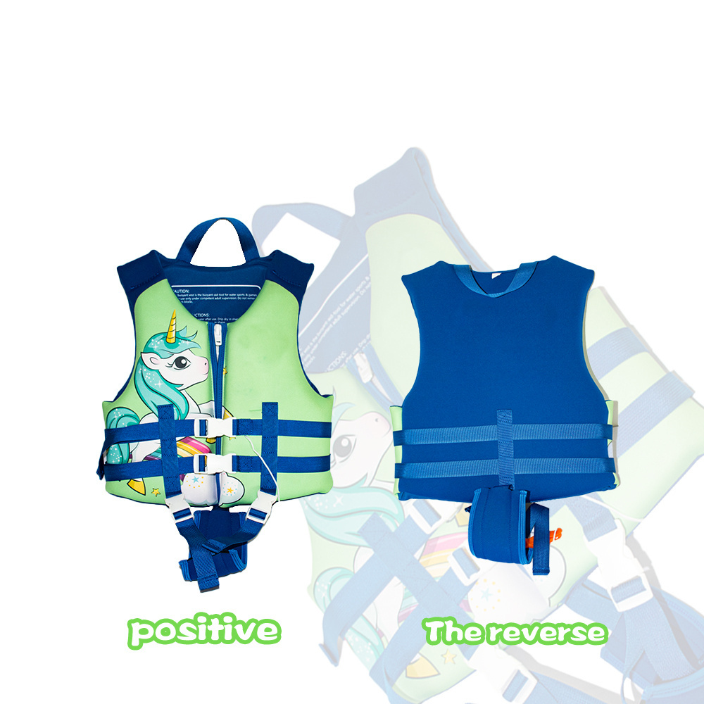 Kids Swim Vest Life Jacket Flotation Swimming Aid for Toddlers with Adjustable Safety Strap Age 1-9 Years  Kids life jacket