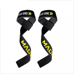 Custom Logo Powerlifting Wraps Strength Training Deadlifts Gym Weightlifting Wrist Straps