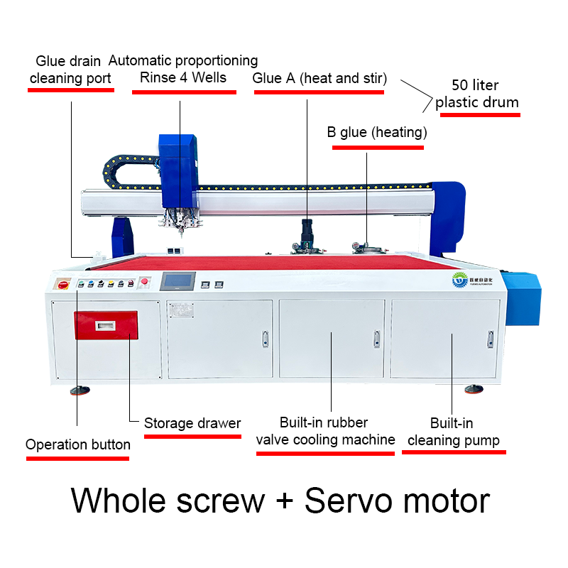 High Precision 3 Axis Automatic Desktop CNC Ab Hot Melt Glue Dispensing Dispenser Machine