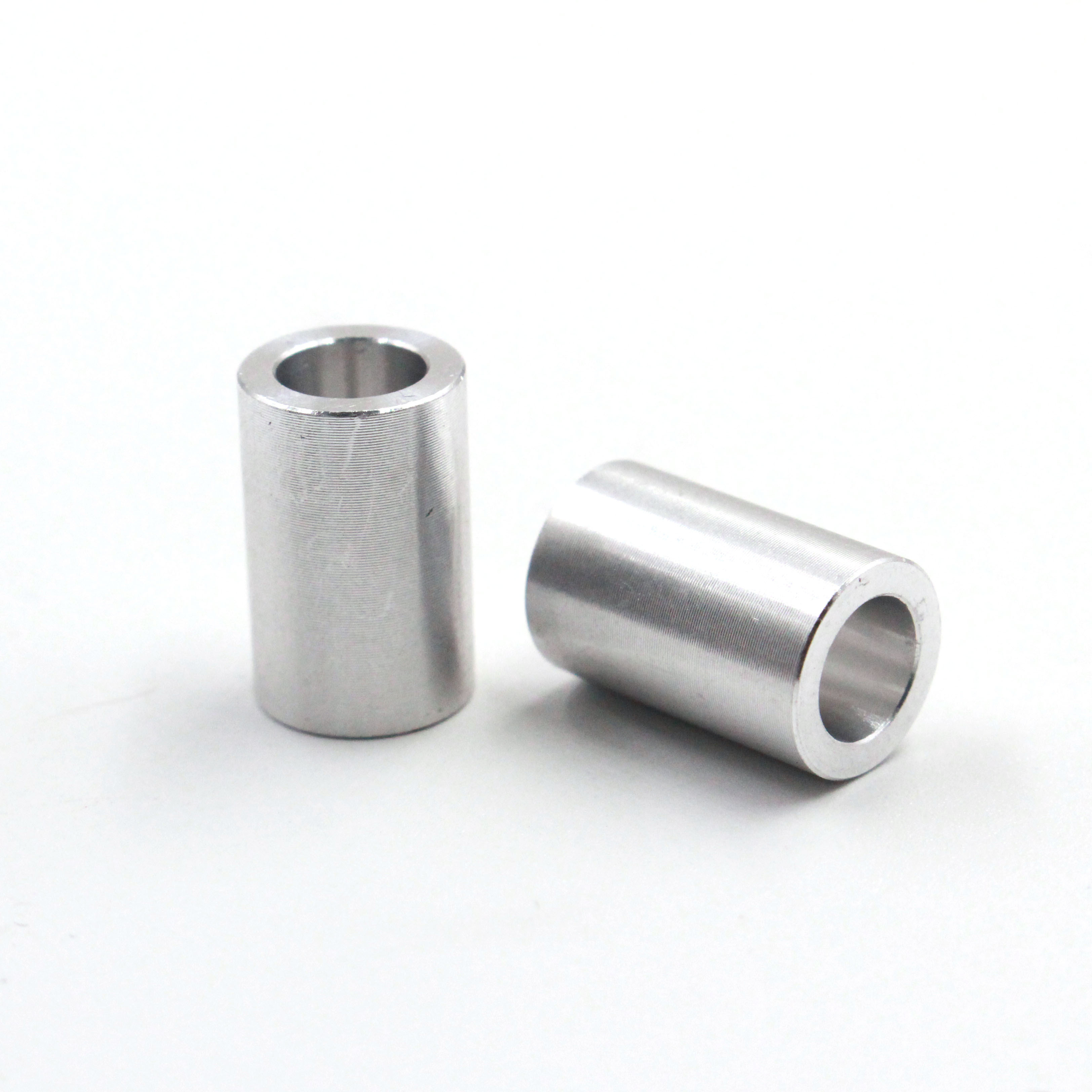 Custom Metal Spacer CNC Lathe turning Stainless steel 304 Aluminium Spacers Round Al6061 Aluminum spacer