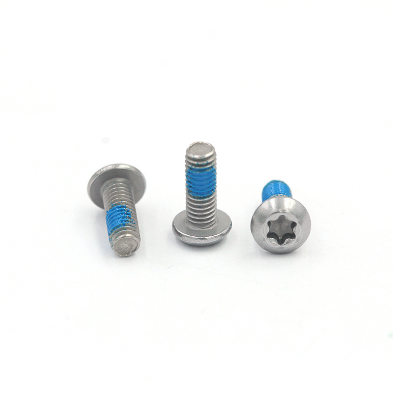 Customized Nylon Patch Thread Locking Anti Loosening Screws Torx umbrella head nylon patch Anti-slip anti-loose screw