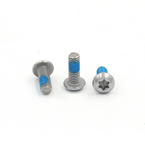 pan head machine screw 304 Stainless Steel Torx Screw loctite patch anti-loosening screw