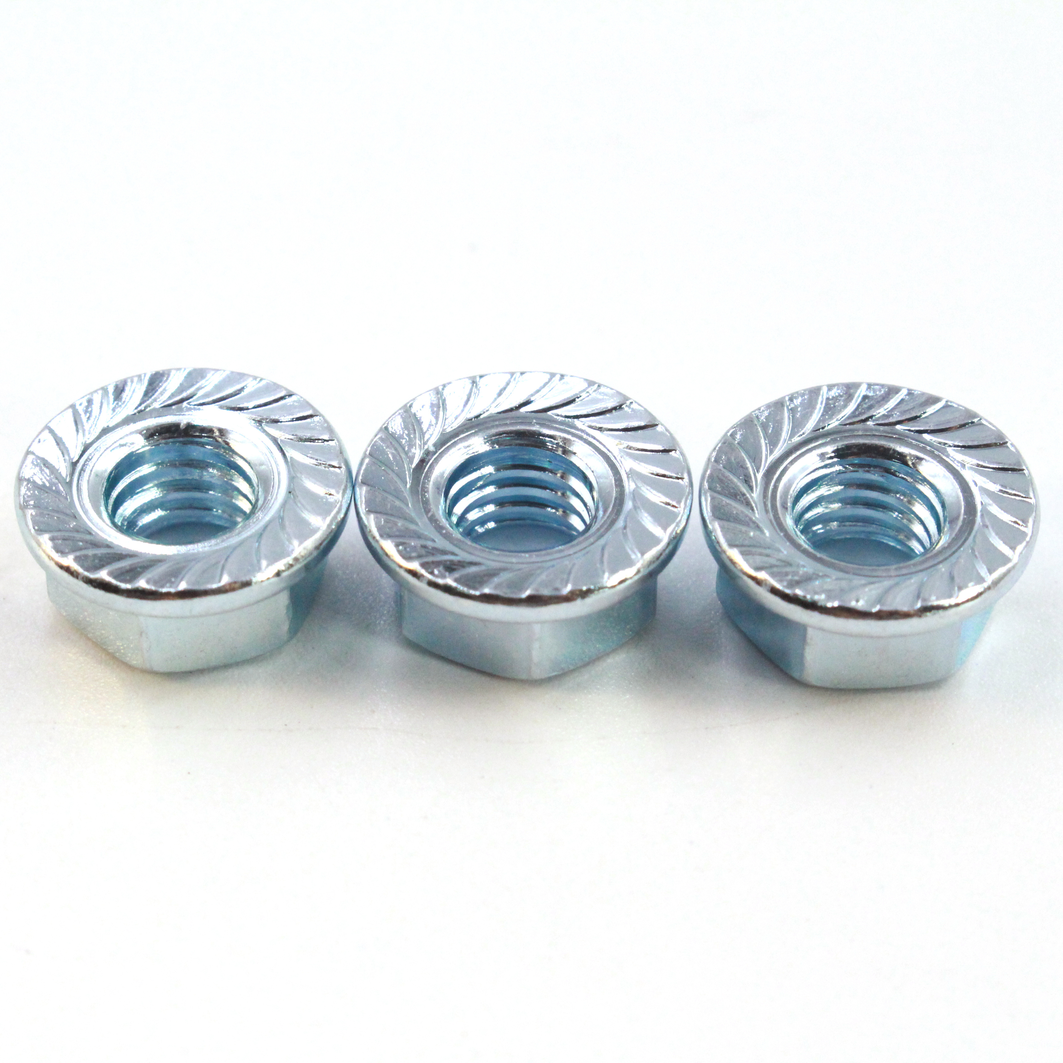 manufacture inch metric M3 M4 M5 M6 M8 M10 M12 316 stainless steel self locking hex flange nut for machine industry