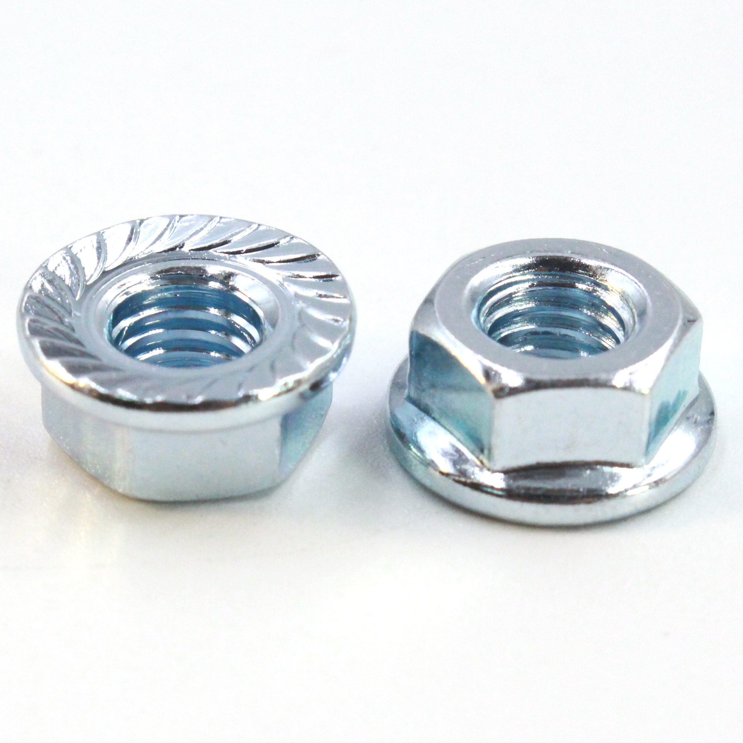 manufacture inch metric M3 M4 M5 M6 M8 M10 M12 316 stainless steel self locking hex flange nut for machine industry