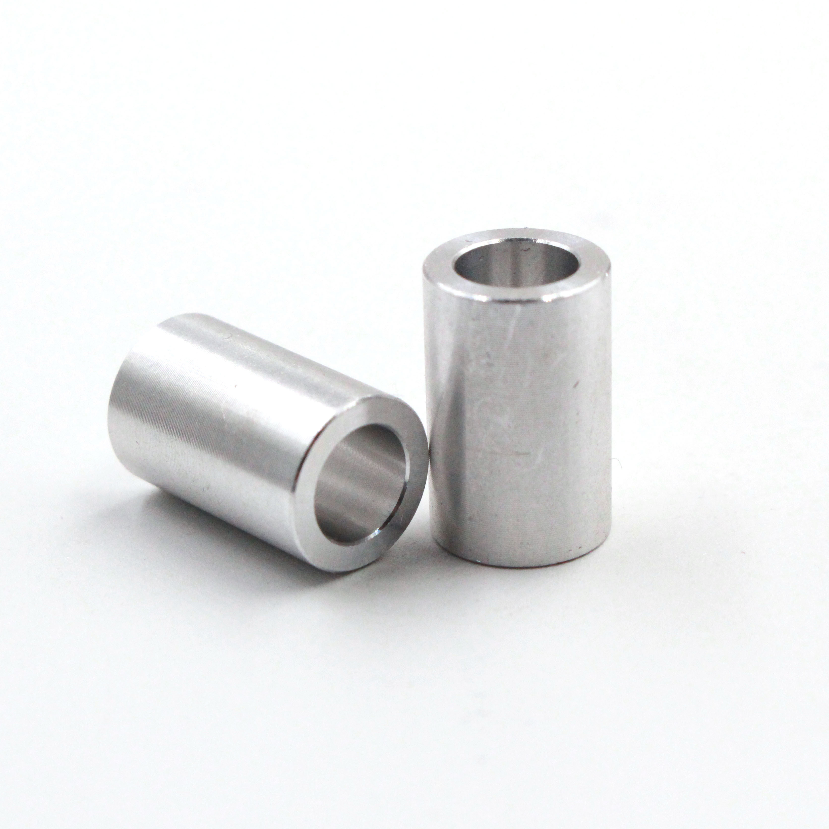 Custom Metal Spacer CNC Lathe turning Stainless steel 304 Aluminium Spacers Round Al6061 Aluminum spacer