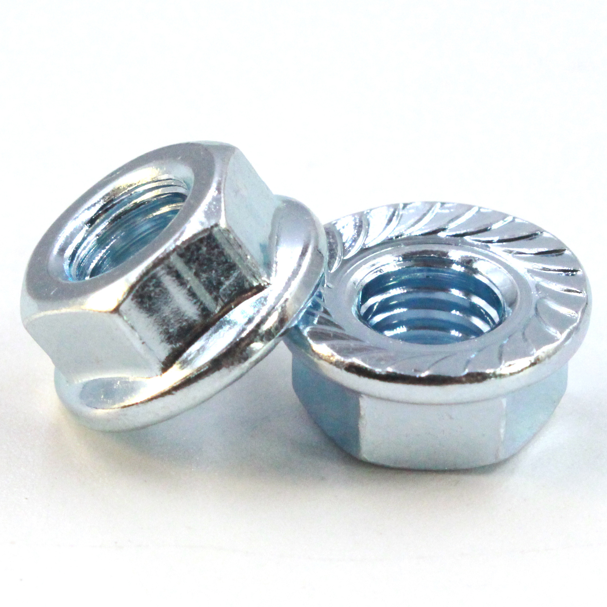 manufacture inch metric M3 M4 M5 M6 M8 M10 M12 316 stainless steel self locking hex flange nut for machine industry