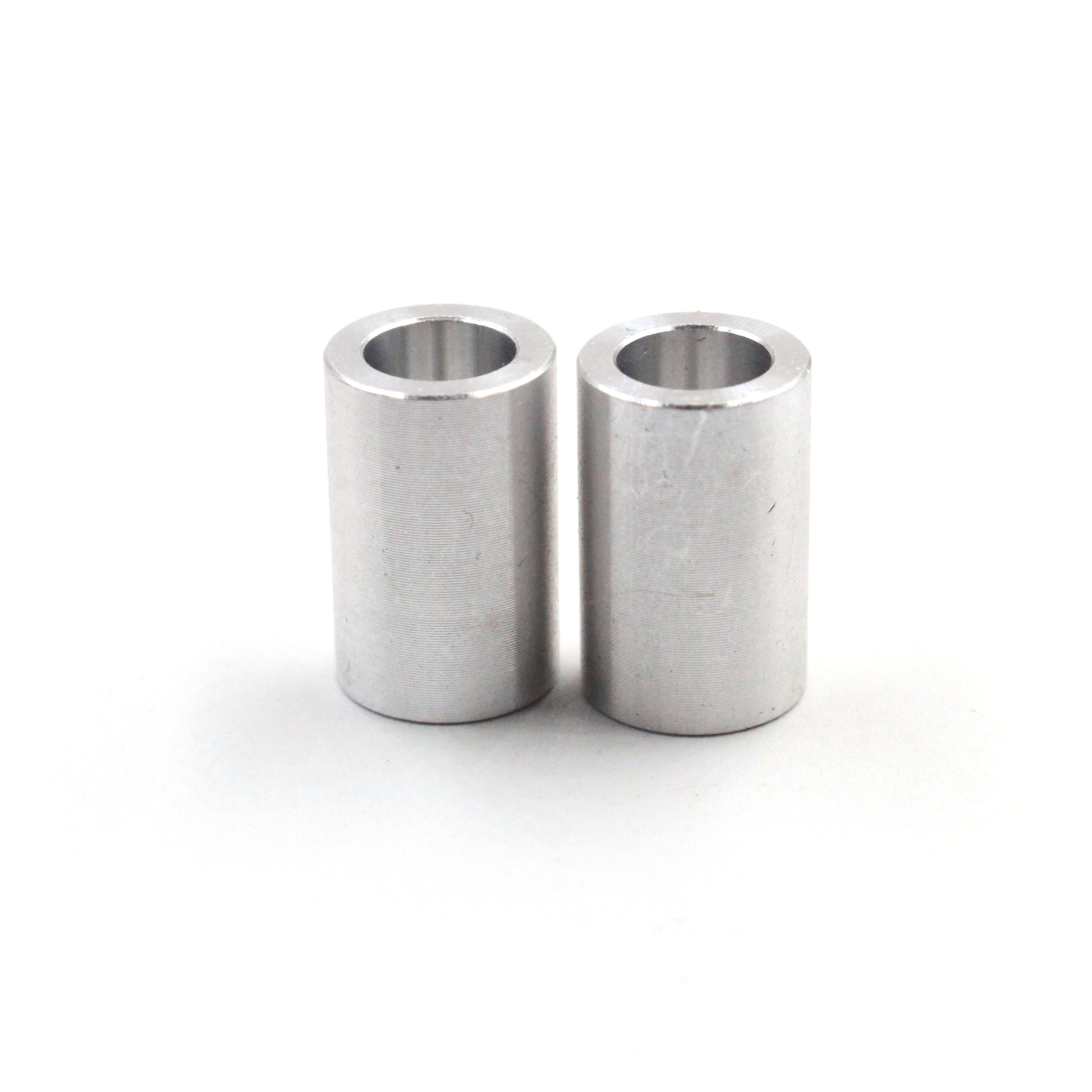 Custom Metal Spacer CNC Lathe turning Stainless steel 304 Aluminium Spacers Round Al6061 Aluminum spacer