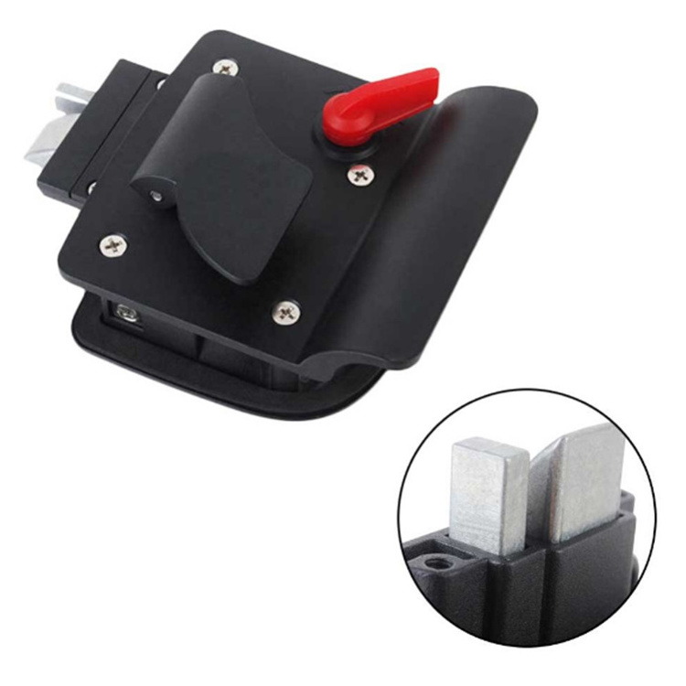 RV Travel Trailer Polar Black Paddle Deadbolt Entry Door Lock For trunk RV camper