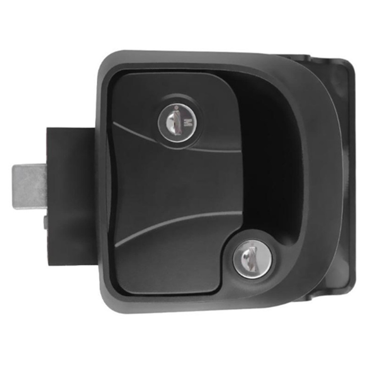 RV Travel Trailer Polar Black Paddle Deadbolt Entry Door Lock For trunk RV camper