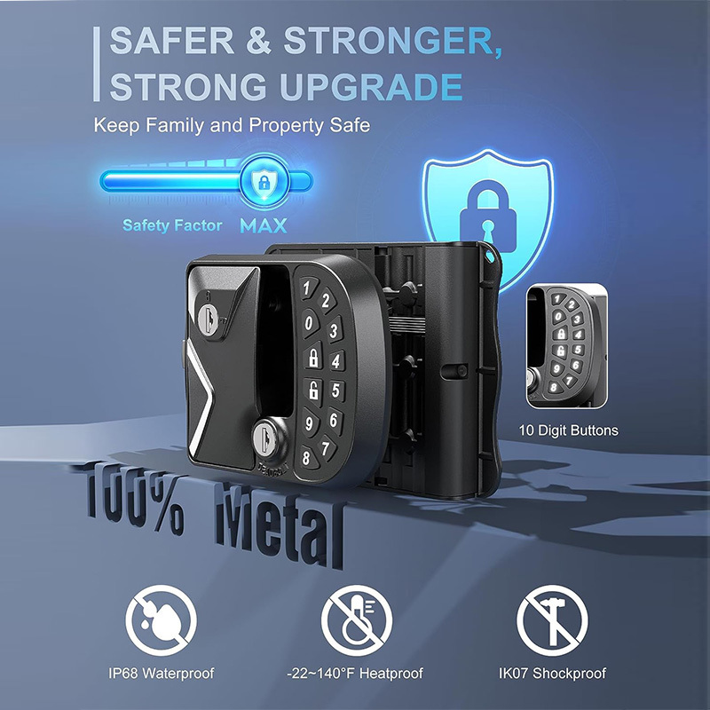 2023 RV Keyless Entry Door Lock, RV keyless camper lock Waterproof & Shockproof