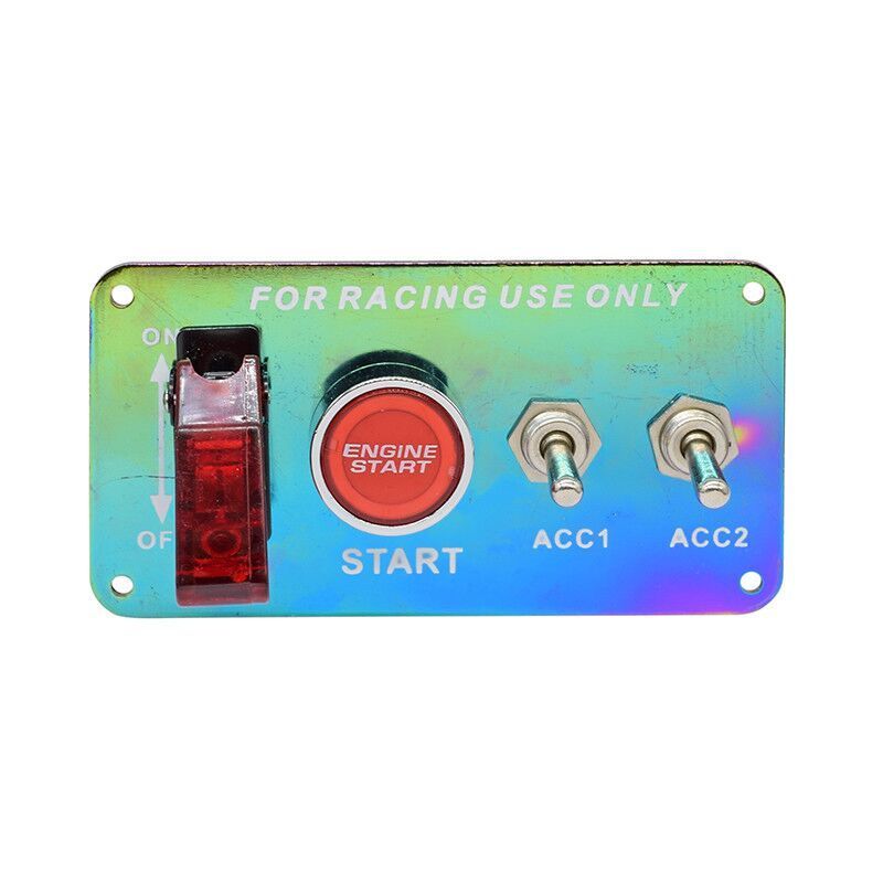 DC12v Racing Car Ignition Switch Panel Ignition Switch for Motorcycle Engine Start Push Button Racing Auto